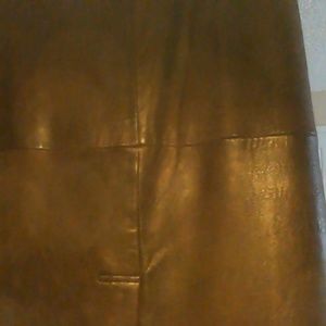Leather Skirt
